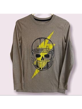 Cat & Jack Gray Boys Long Sleeve T-Shirt